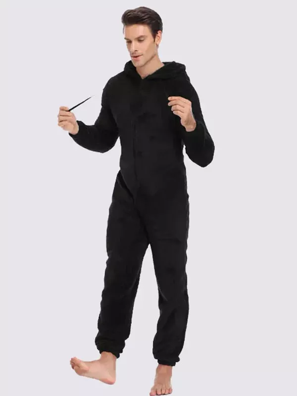 Combinaison Pyjama Pour Homme "Black"
