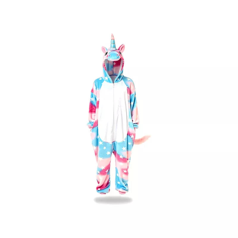 Combinaison Pyjama Fille "Licorne Féerique Étoilée"
